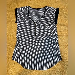 Black and White Express Blouse
